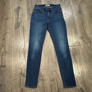 Madewell Jeans Women's High-Rise Skinny Jeans in Davis Wash Size 25 Medium Wash